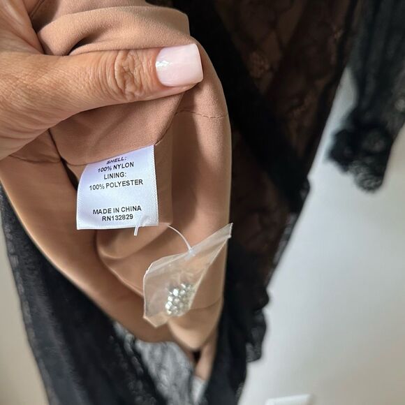 MAJORELLE Carley Gown in Black - Picture 7 of 7